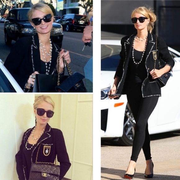 Brand New 2023 authentic Chanel 5 crystal cc pearly long necklace - Picture 5 of 16